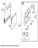 Air Cleaner Assembly Diagram and Parts List for 20814 220000001-220999999 - 2002 Toro Lawn Mower