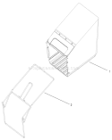Rear Bagger Assembly Diagram and Parts List for 20814 220000001-220999999 - 2002 Toro Lawn Mower