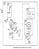 Carburetor Overhaul Kit Diagram and Parts List for 20814 230000001-230999999 - 2003 Toro Lawn Mower