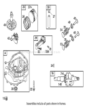 Crankcase, Crankshaft, Piston and Valve Diagram and Parts List for 20814 230000001-230999999 - 2003 Toro Lawn Mower
