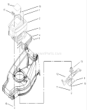 Engine and Blade Assembly Diagram and Parts List for 20814 230000001-230999999 - 2003 Toro Lawn Mower