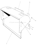 Part Location Diagram of 3256-51 Toro Washer-Flat