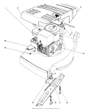 Engine Assembly Diagram and Parts List for 20815 1000001-1999999 - 1981 Toro Lawn Mower