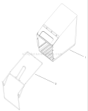 Rear Bagger Assembly Diagram and Parts List for 20816 220000001-220999999 - 2002 Toro Lawn Mower