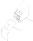 Rear Bagger Assembly Diagram and Parts List for 20817 210000001-210001000 - 2001 Toro Lawn Mower
