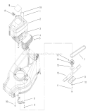 Engine and Blade Assembly Diagram and Parts List for 20817 210000001-210001000 - 2001 Toro Lawn Mower