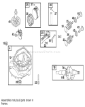 Page E Diagram and Parts List for 20817 210000001-210001000 - 2001 Toro Lawn Mower