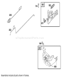 Page H Diagram and Parts List for 20817 210000001-210001000 - 2001 Toro Lawn Mower