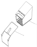 Rear Bagger Assembly Diagram and Parts List for 20817 220000001-220999999 - 2002 Toro Lawn Mower