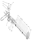 Transmission Assembly Diagram and Parts List for 20817 220000001-220999999 - 2002 Toro Lawn Mower
