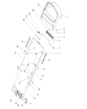 Handle Assembly Diagram and Parts List for 20817 270000001-270999999 - 2007 Toro Lawn Mower