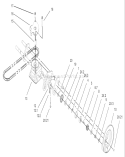 Transmission Assembly Diagram and Parts List for 20817 270000001-270999999 - 2007 Toro Lawn Mower