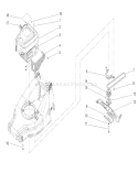 Engine and Blade Assembly Diagram and Parts List for 20817 270000001-270999999 - 2007 Toro Lawn Mower