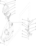 Engine and Blade Assembly Diagram and Parts List for 20817 280000001-280999999 - 2008 Toro Lawn Mower