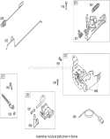 Governor Assembly Diagram and Parts List for 20817 290000001-290999999 - 2009 Toro Lawn Mower
