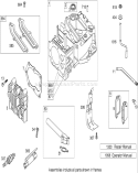 Cylinder Assembly Diagram and Parts List for 20817 290000001-290999999 - 2009 Toro Lawn Mower