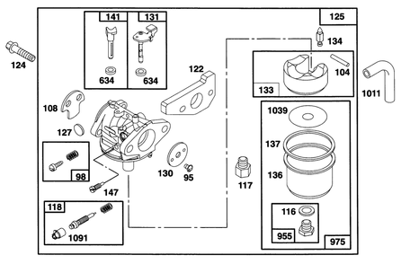Engine Gts 150 Diagram and Parts List for 26632B 6900001 - 6999999 Toro Lawn Mower