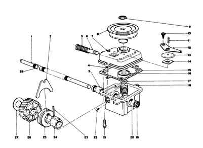 Gear Case Assembly Diagram and Parts List for 18085 9000001 - 9999999 Toro Lawn Mower