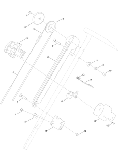 Slider Track Assembly Diagram and Parts List for 38568 407000000 - 999999999 Toro Snow Blower