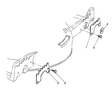 Wear Plate Kit Model No. 49-4080 (Optional) Diagram and Parts List for 20531 9000001 - 9999999 Toro Lawn Mower