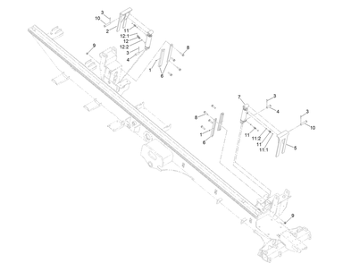 Part Location Diagram of 136-8908 Toro Pin-Clevis