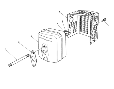 Muffler Assembly (Model No. Vmk9) Diagram and Parts List for 20920B 0000001 - 0999999 Toro Lawn Mower