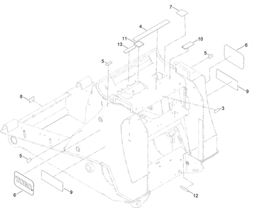 Part Location Diagram of 66-1210 Toro DECAL