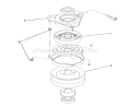 Clutch Assembly 78-6990 Diagram and Parts List for 22-14O501 1000001-1999999 - 1991 Toro Lawn Tractor