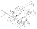 Brake And Clutch Pedal Assembly Diagram and Parts List for 22-14O502 2000001-2999999 - 1992 Toro Lawn Tractor