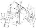 Steering Shaft And Indicator Assembly Diagram and Parts List for 22-14O502 2000001-2999999 - 1992 Toro Lawn Tractor