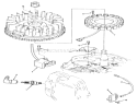 14hp Engine Ignition Assembly Diagram and Parts List for 22-14O502 2000001-2999999 - 1992 Toro Lawn Tractor