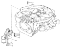 14hp Engine Starter Assembly Diagram and Parts List for 22-14OE02 2000001-2999999 - 1992 Toro Lawn Tractor