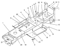 Part Location Diagram of 92-6348 Toro Frame/Safety Decal Assembly