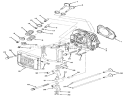 14hp Engine Cylinder Head & Valves Assembly Diagram and Parts List for 22-14OE02 2000001-2999999 - 1992 Toro Lawn Tractor