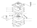 Fuel Pump Diagram and Parts List for 22-17KE02 1989 Toro Lawn Tractor