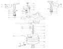 Page E Diagram and Parts List for 22-17KE02 1989 Toro Lawn Tractor