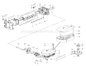 Cylinder Head, Valves, Camshaft, Air Filter Assembly And Carburetor Diagram and Parts List for 22-17KE02 1989 Toro Lawn Tractor