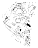 Part Location Diagram of 12-6689 Toro Chute/Door Assembly