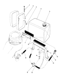 Part Location Diagram of 52-2310 Toro Bottom Tank Mount