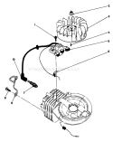 Page J Diagram and Parts List for 22035 1000001-1999999 - 1991 Toro Lawn Mower