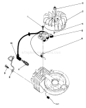 Page J Diagram and Parts List for 22036 0000001-0999999 - 1990 Toro Lawn Mower