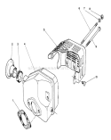 Page K Diagram and Parts List for 22036 0000001-0999999 - 1990 Toro Lawn Mower
