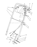 Page H Diagram and Parts List for 22036 0000001-0999999 - 1990 Toro Lawn Mower