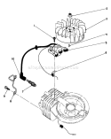 Page J Diagram and Parts List for 22036 1000001-1999999 - 1991 Toro Lawn Mower