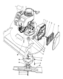Page C Diagram and Parts List for 22036 1000001-1999999 - 1991 Toro Lawn Mower