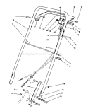 Page H Diagram and Parts List for 22036 1000001-1999999 - 1991 Toro Lawn Mower