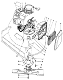 Page C Diagram and Parts List for 22036 2000001-2999999 - 1992 Toro Lawn Mower