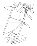 Part Location Diagram of 82-9953 Toro Throttle Control Brkt