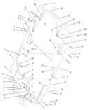 Part Location Diagram of 98-4387 Toro Decal-Protection, Ear
