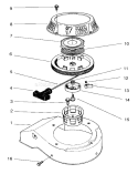 Page M Diagram and Parts List for 22038 8900001-8999999 - 1998 Toro Lawn Mower